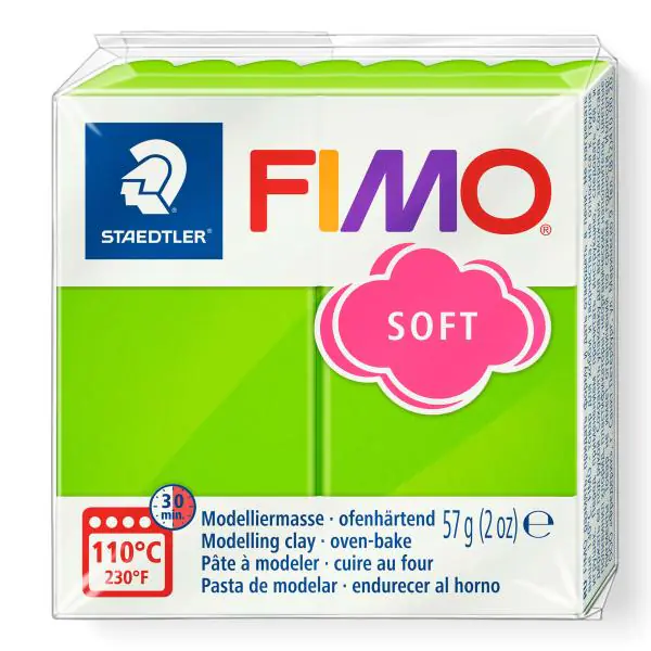 Fimo Soft apfelgrün 57 Gramm