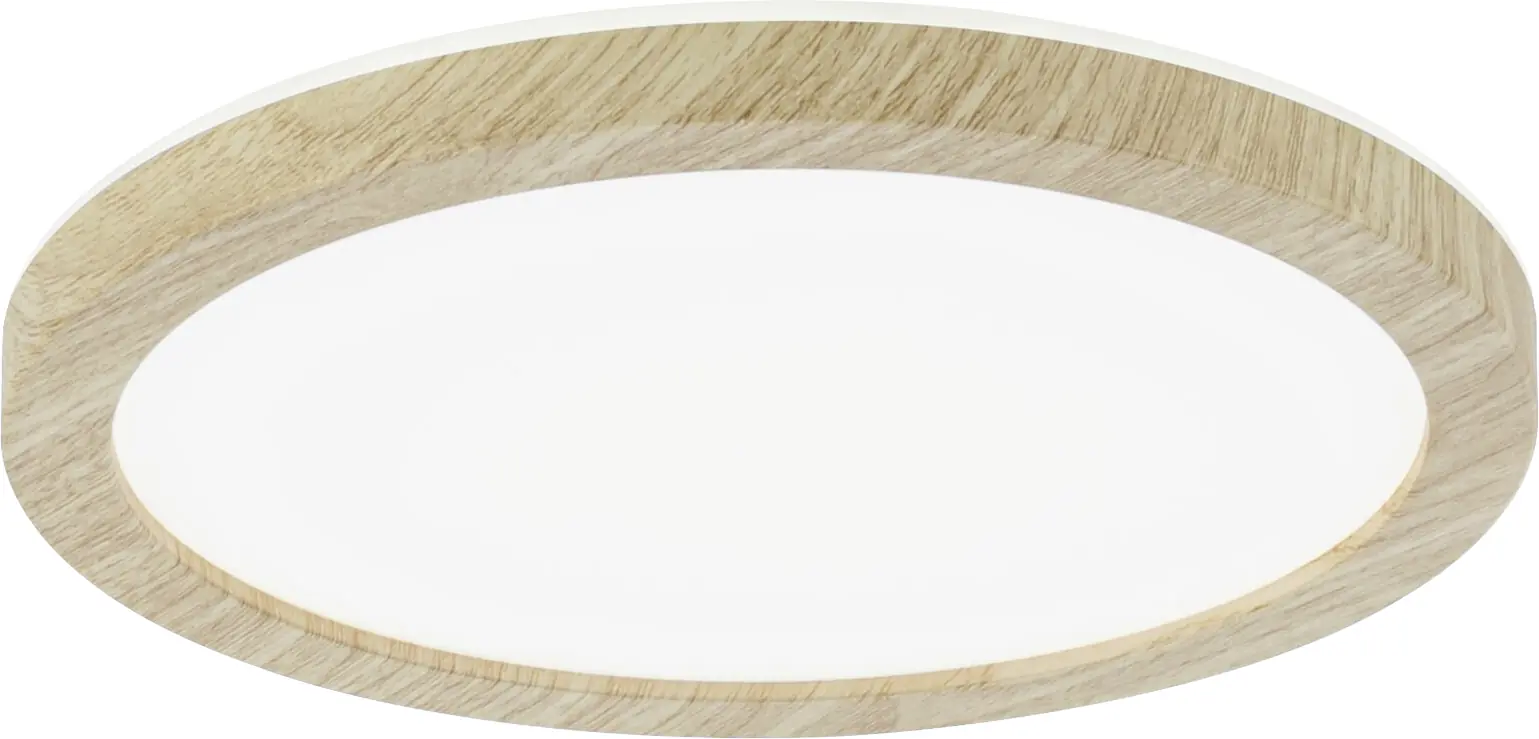 Paulmann LED Deckenleuchte Atria Shine Backlight Holzoptik Ø 19cm