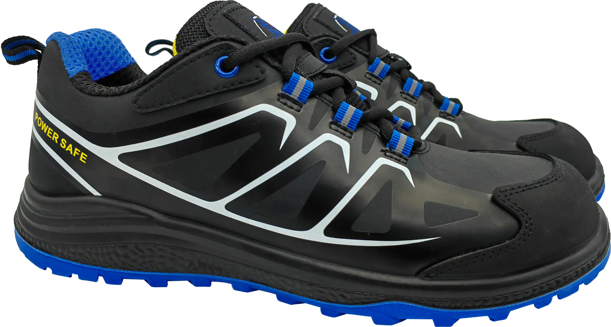 Sicherheitshalbschuh TOBI S1P schwarz-blau-gelb