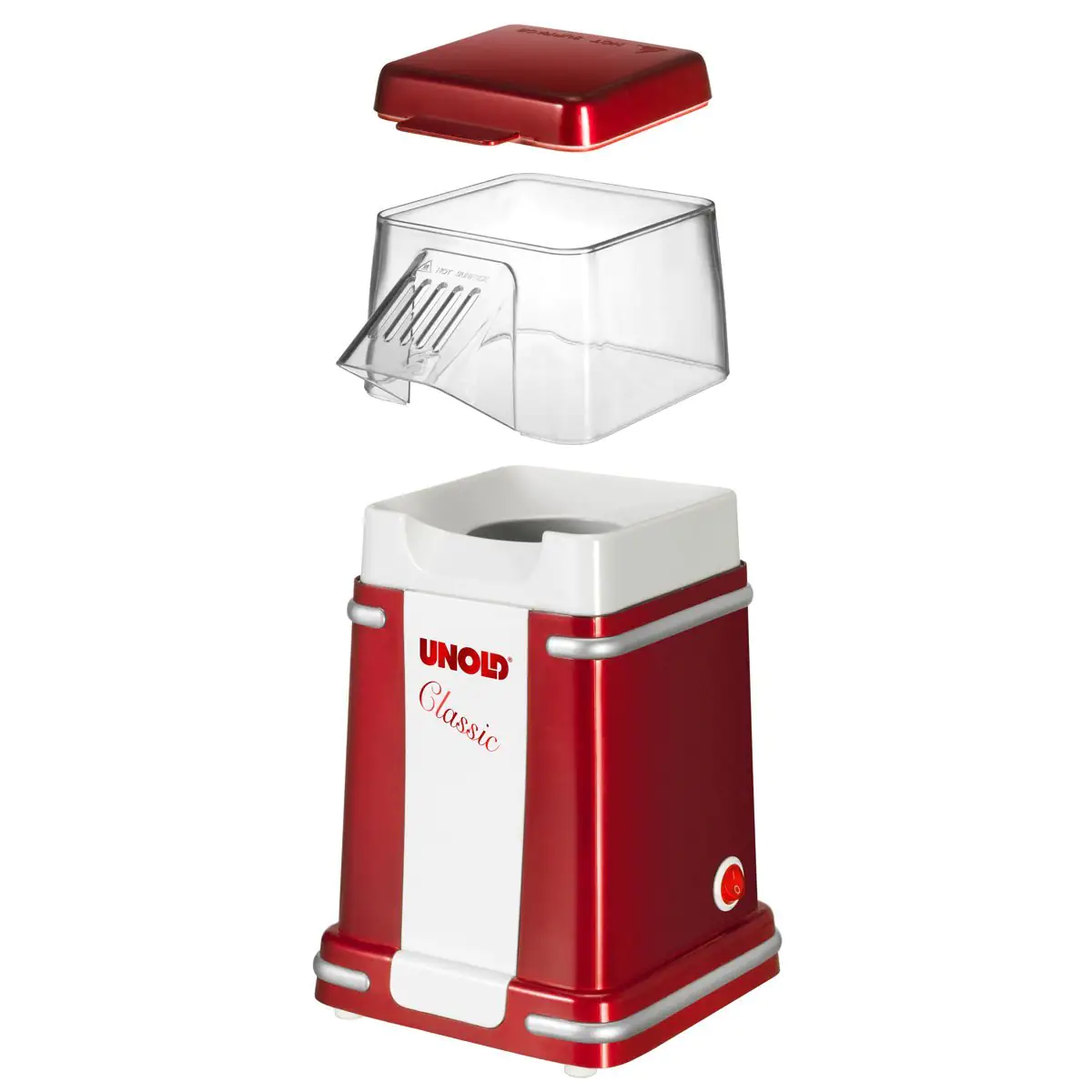 Unold Popcornmaker Classic 900 Watt, für 100 g Mais
