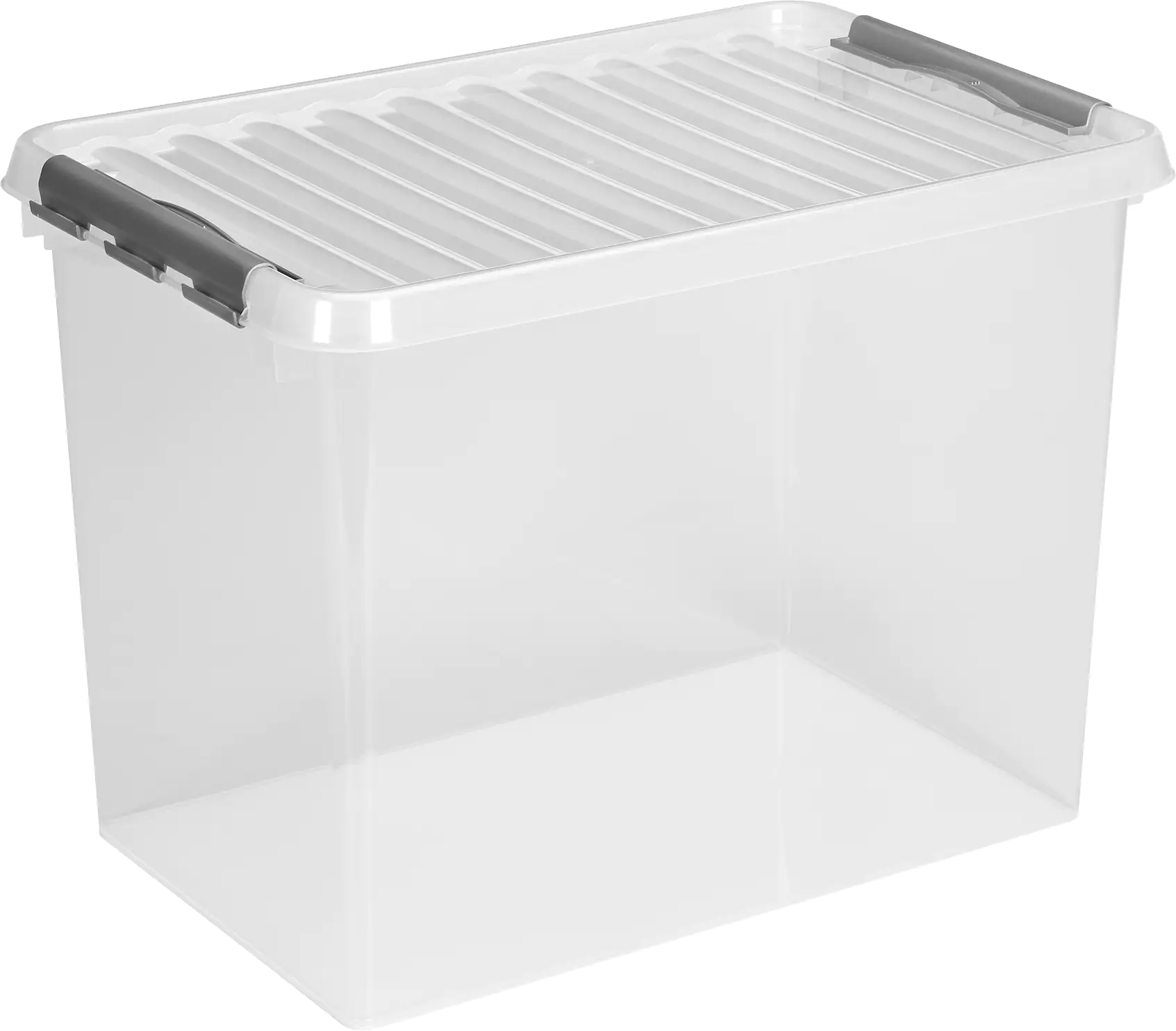 Sunware Aufbewahrungsbox Q-Line mit Deckel 40 x 60 cm 72 L transparent