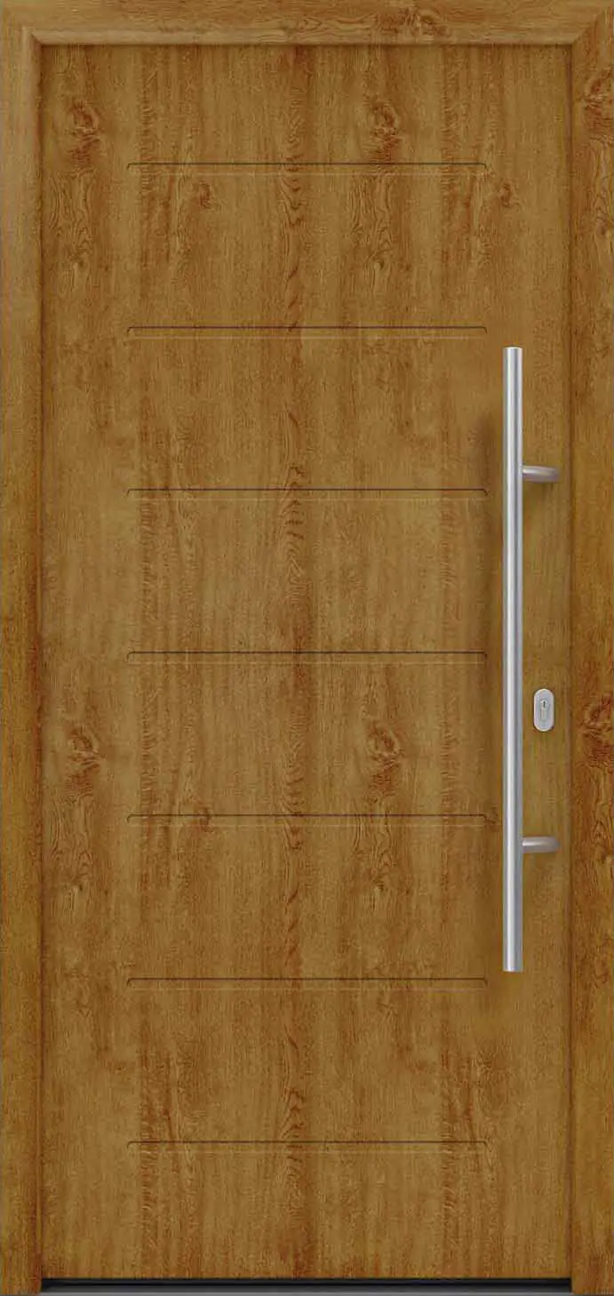 EcoStar Haustür ISOPRO IP 015 golden oak 110 x 210 cm