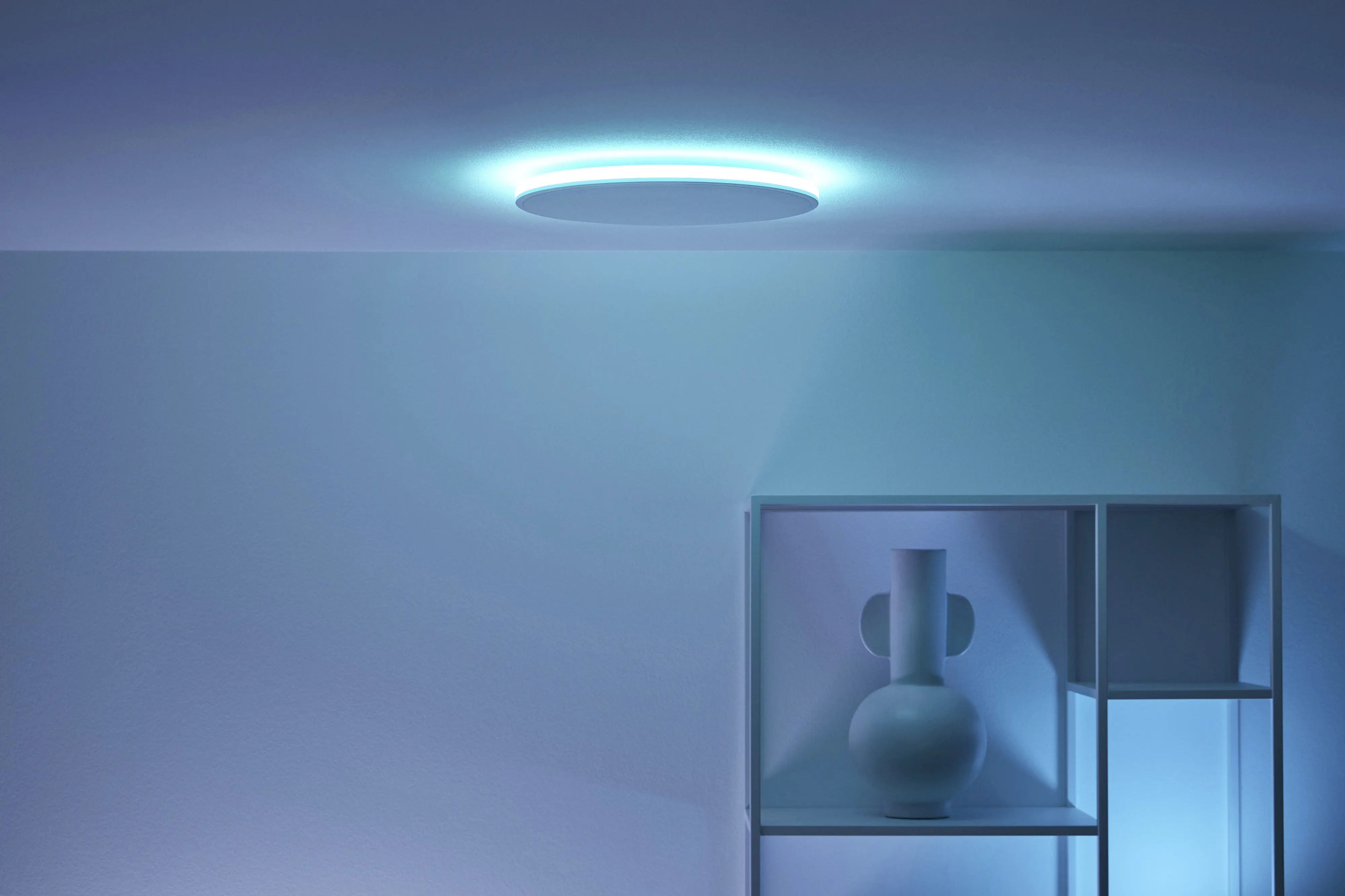 WIZ LED-Deckenleuchte Rune 40 x 4,5 cm 21W warmweiß bis kaltweiß smart weiß