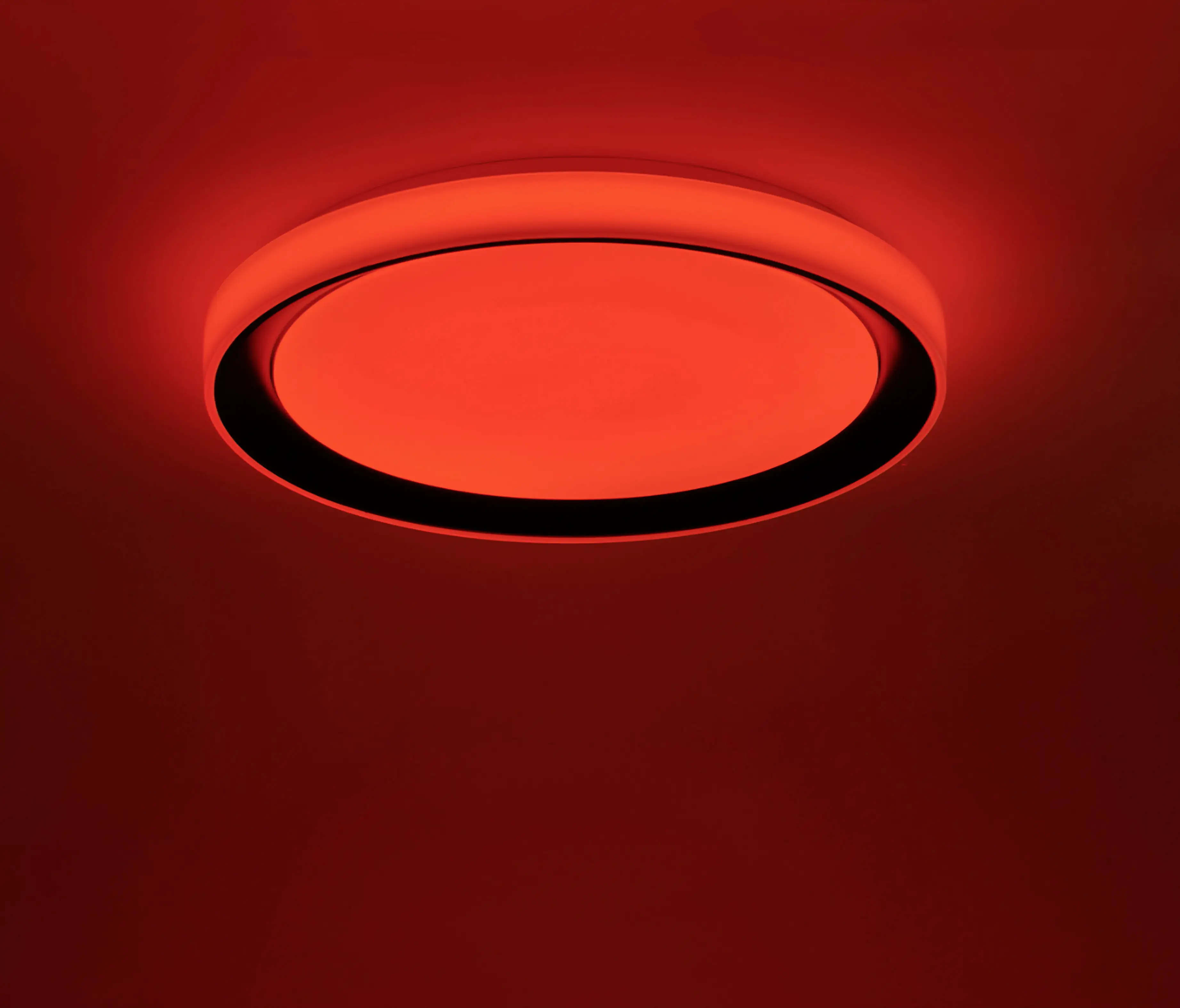 JustLight LED Deckenleuchte Disc Lola Smart schwarz, Smart Home