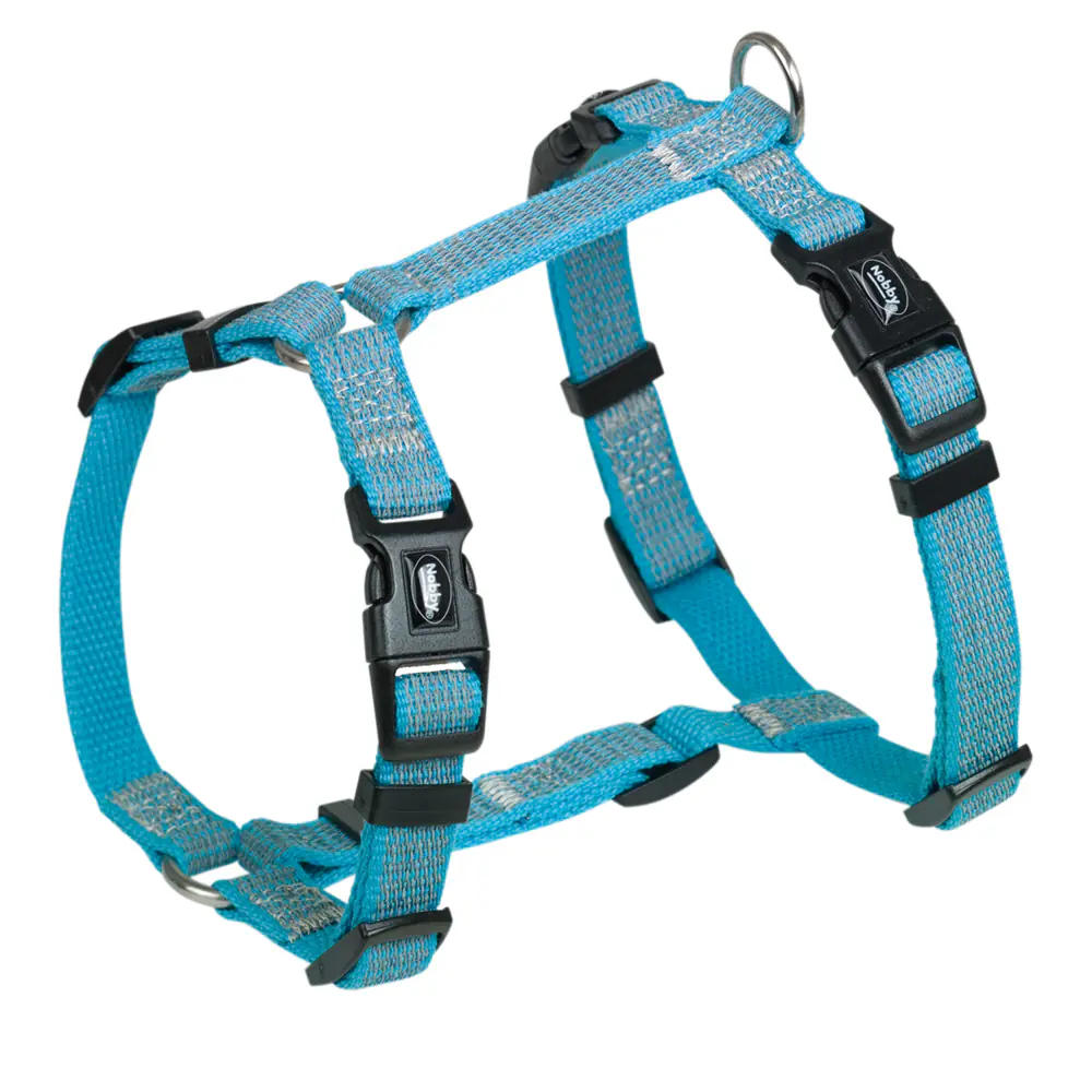 Nobby Hundegeschirr Full Reflect L-XL hellblau