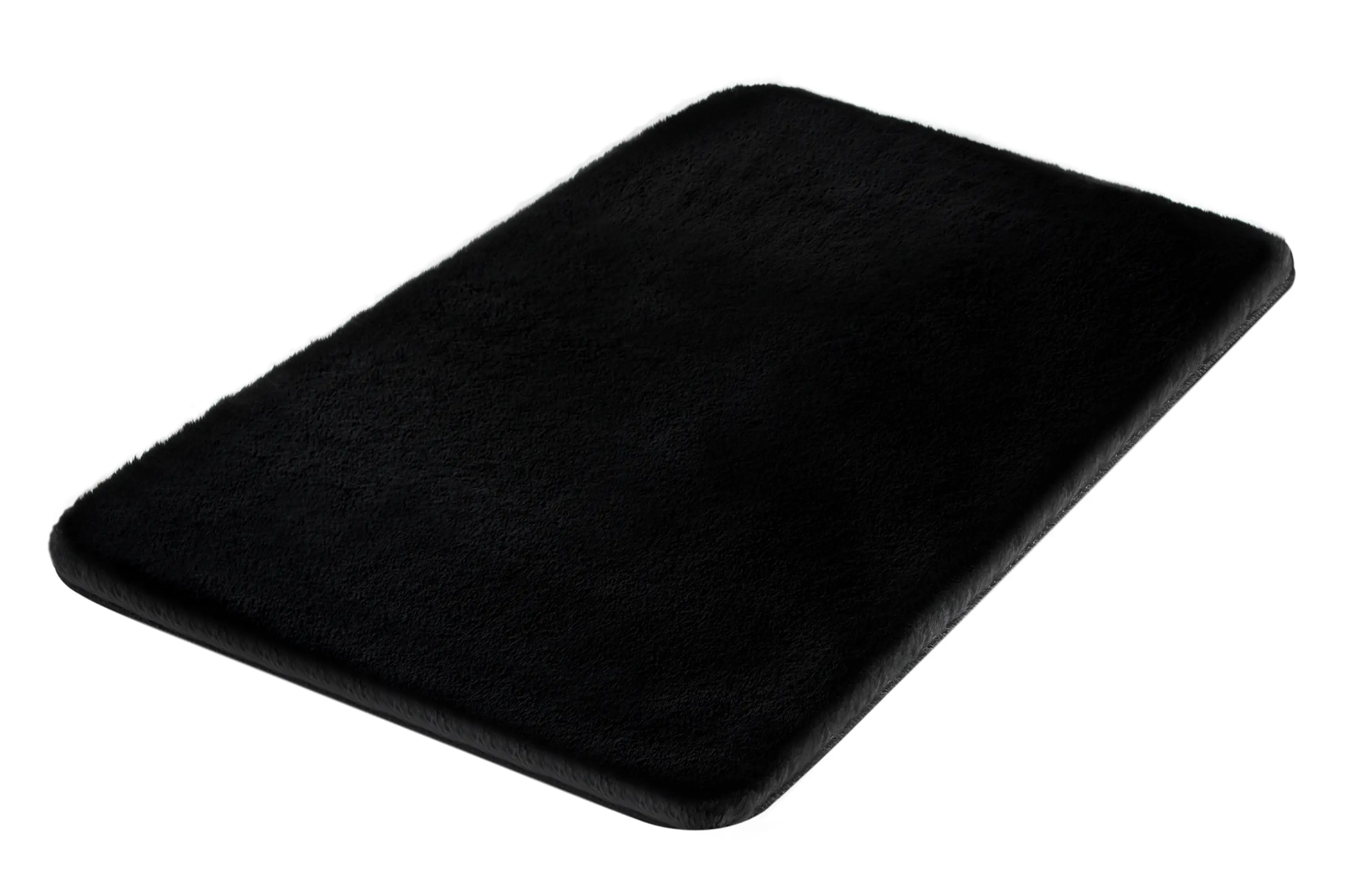 Kleine Wolke Badteppich Cony schwarz 70 x 120 cm