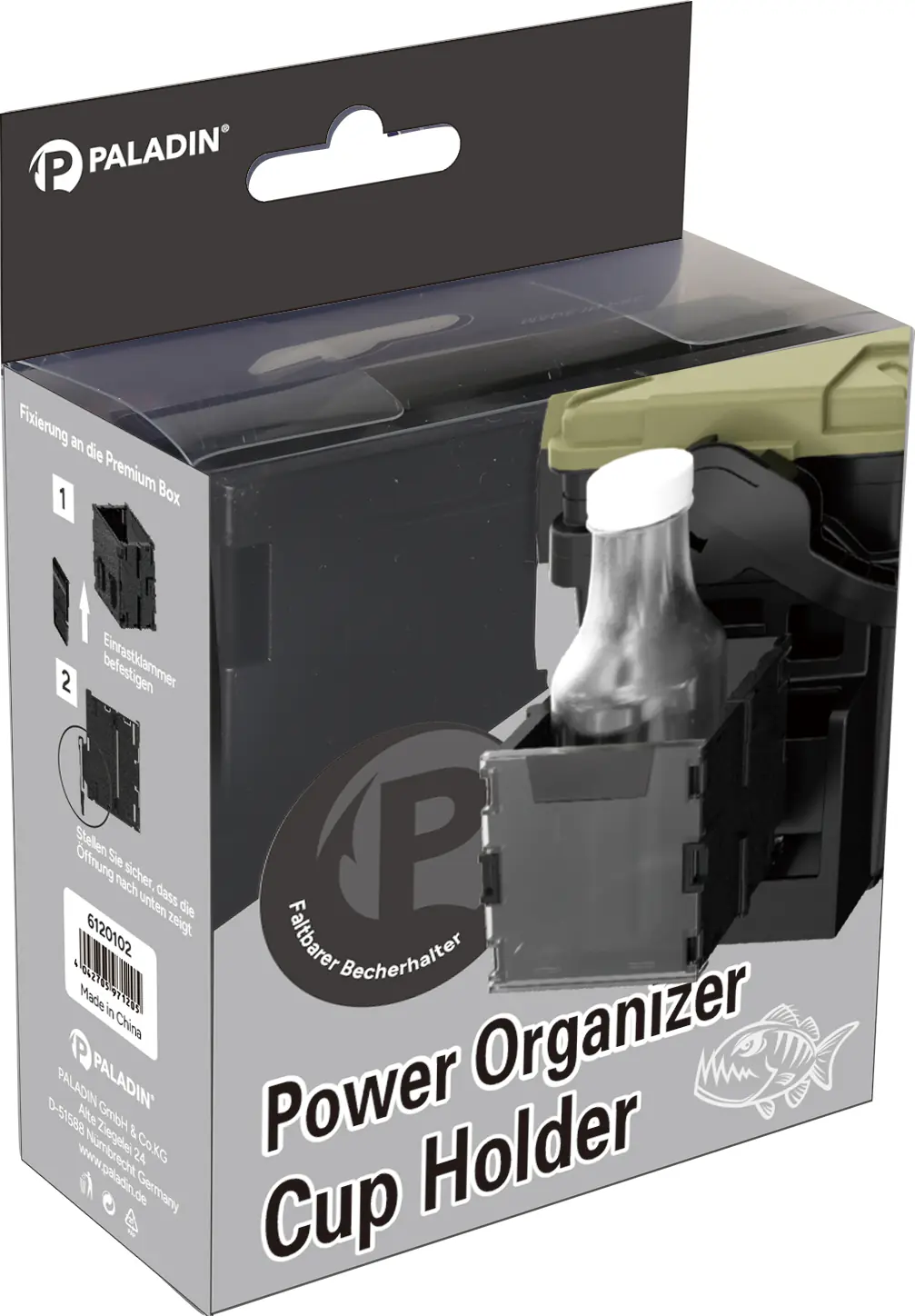 Paladin Angelzubehör Becherhalter für Power Box 98 x 93 mm