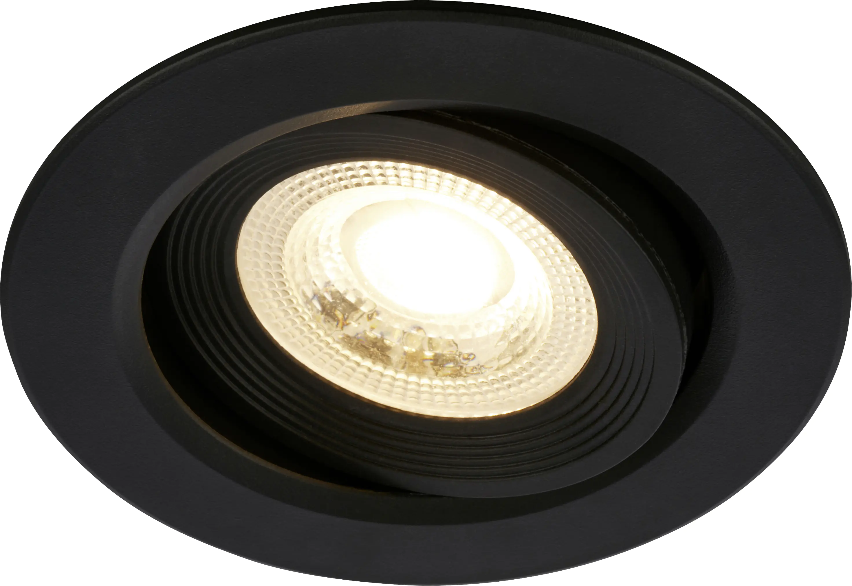 Briloner LED-Aufbau und Einbauleuchte 2in1 Mini Ein-& Aufbau 9W 500lm schwarz dimmbar