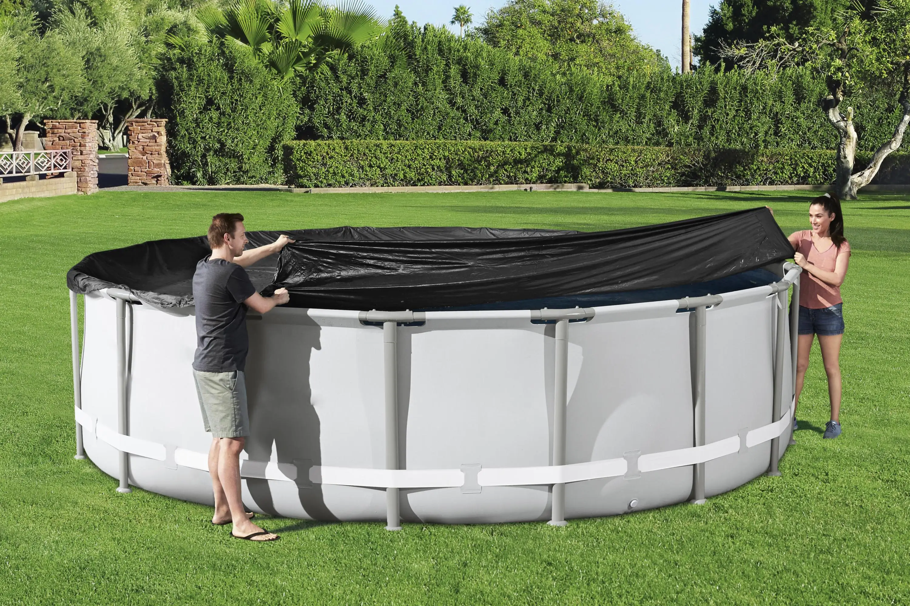 Bestway Flowclear Abdeckplane PVC Ø 493 cm