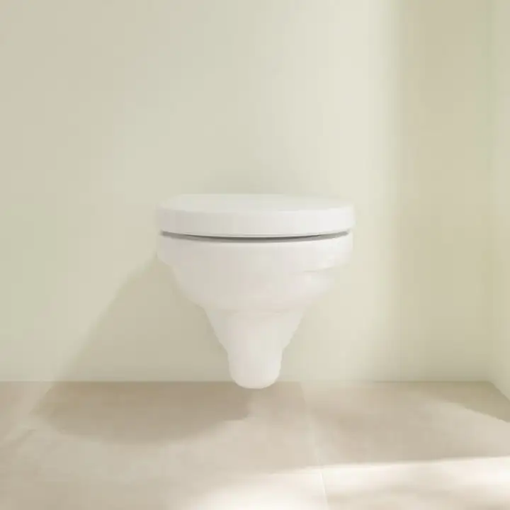 Villeroy & Boch Wand-Tiefspül-WC Targa spülrandlos inkl. WC-Sitz