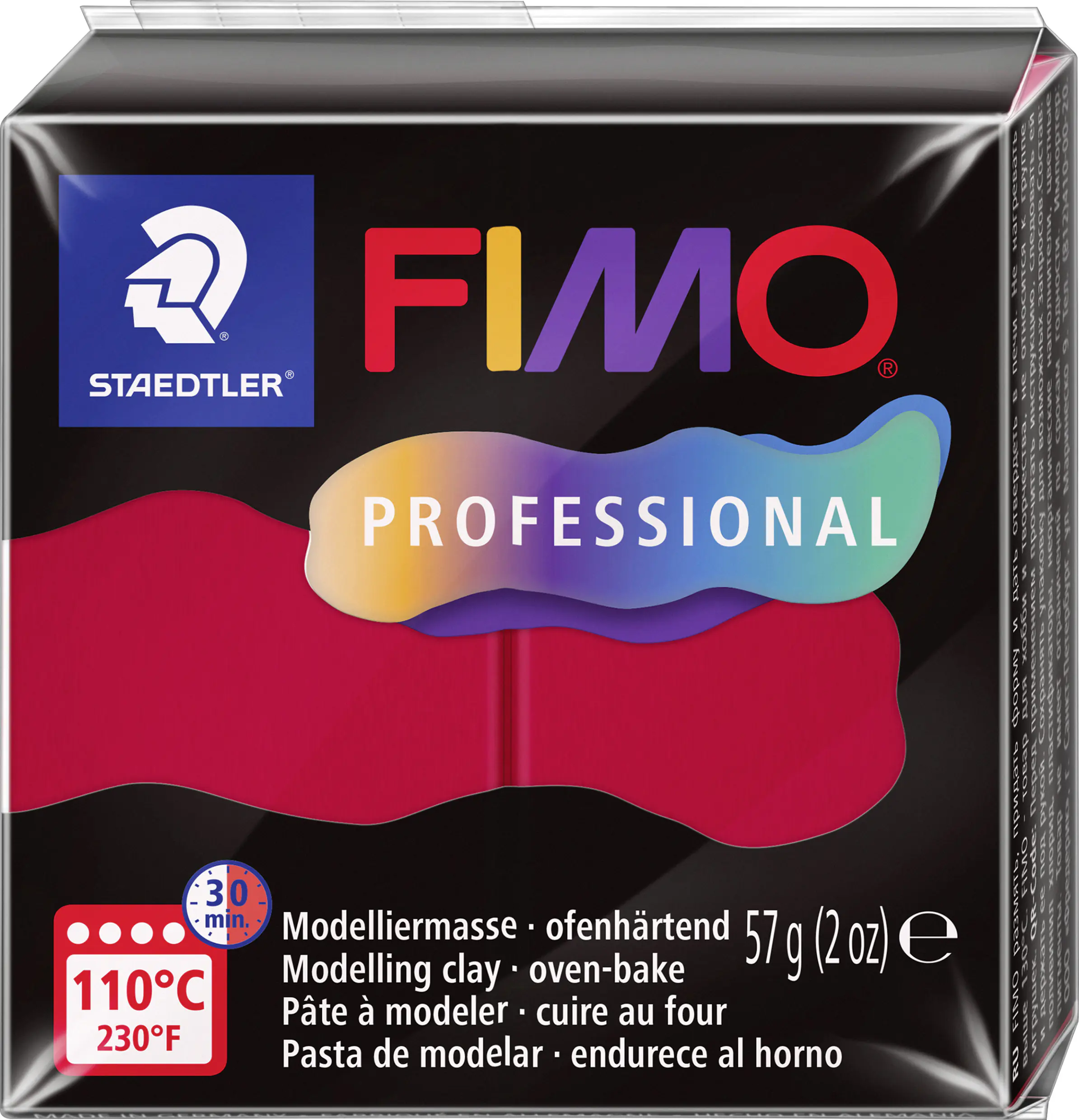 Fimo Modelliermasse professional karmin 57 g