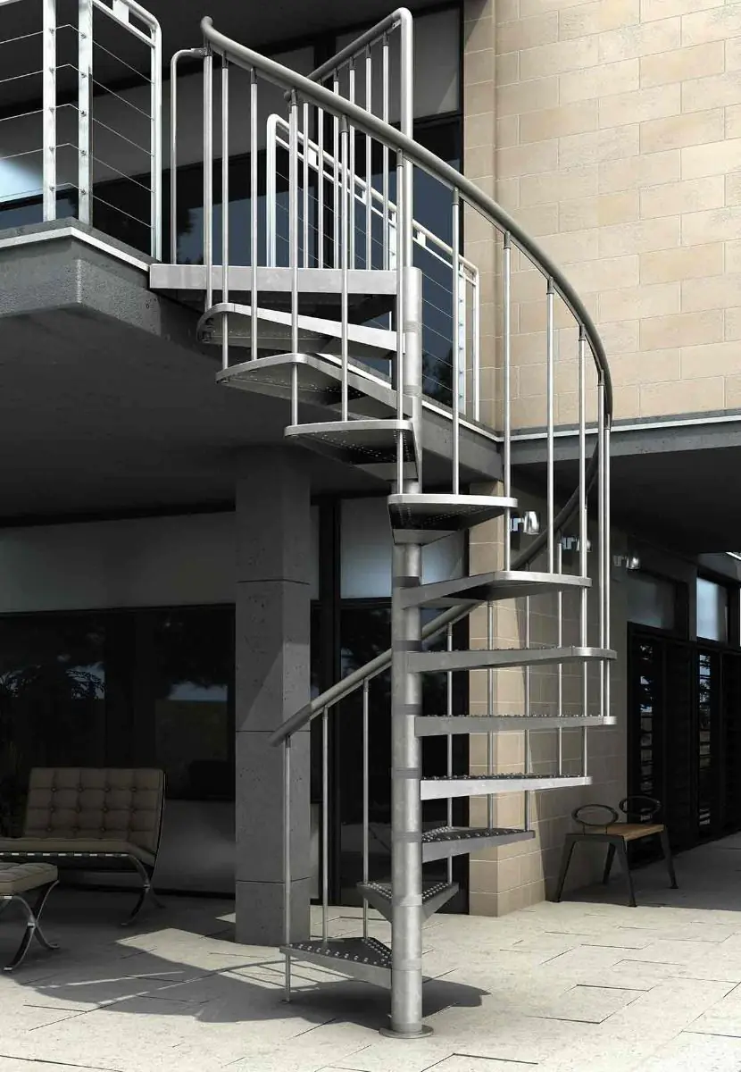 DOLLE Außenspindeltreppe Gardenspin Durchmesser 155 cm