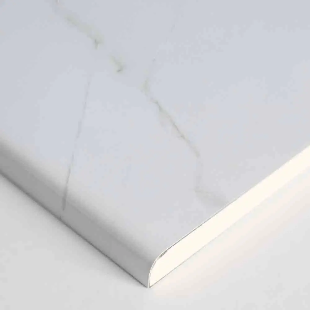 Wetwall Elite Wandpaneel  Athena Marble 120 x 260 cm mit abgerundeter Abschlusskante