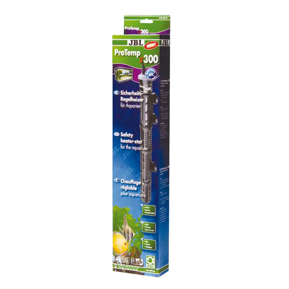 JBL Aquarienheizung ProTemp S 300 Sicherheits-Regelheizer mit Schutzkorb