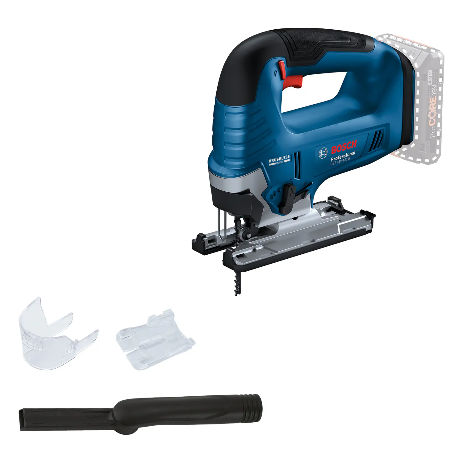 Bosch Professional Akku-Stichsäge GST 18V-125 B Solo