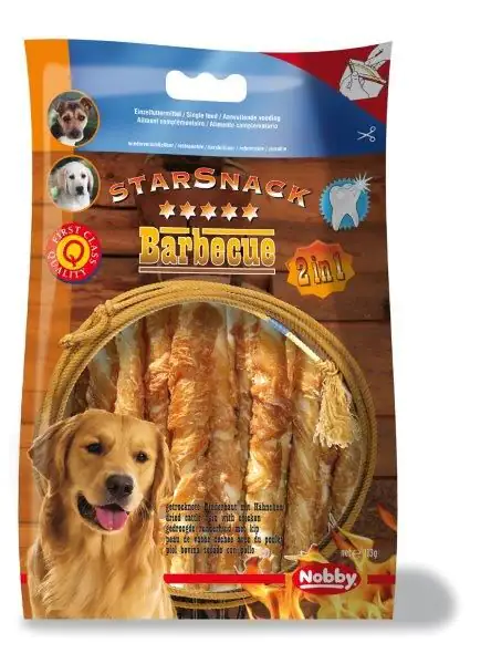 Nobby StarSnack Barbecue Wrapped Chicken 113 g, 12,5 cm