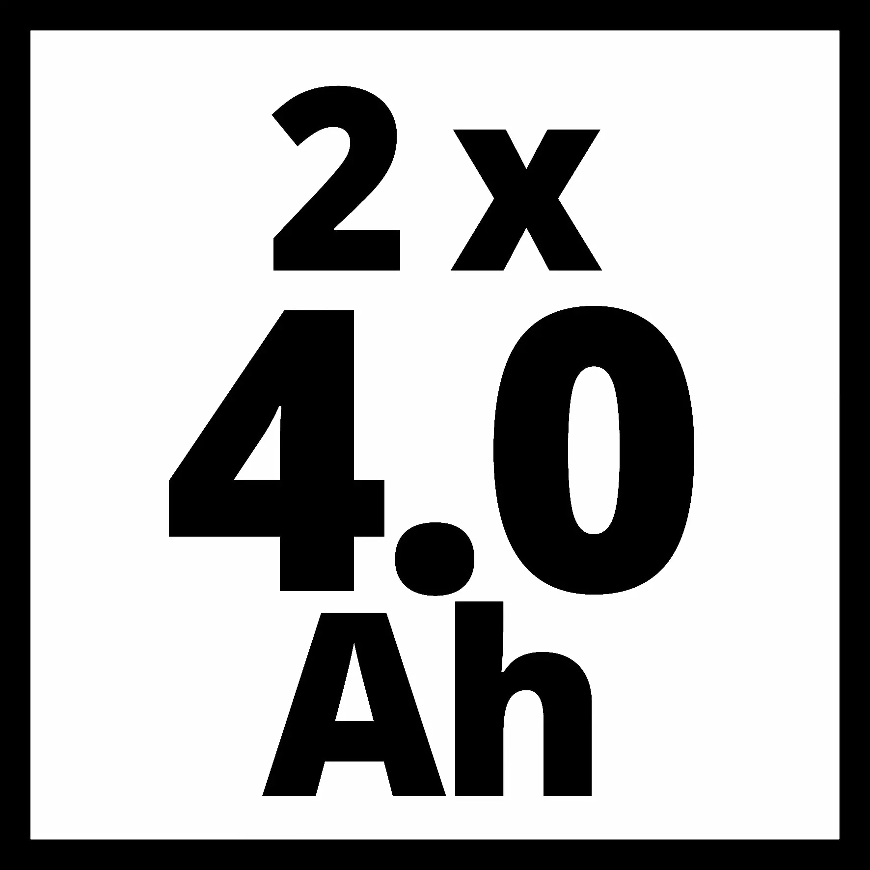 Einhell Akku 2 x 18 V 4,0 Ah PXC-Twinpack CB 1