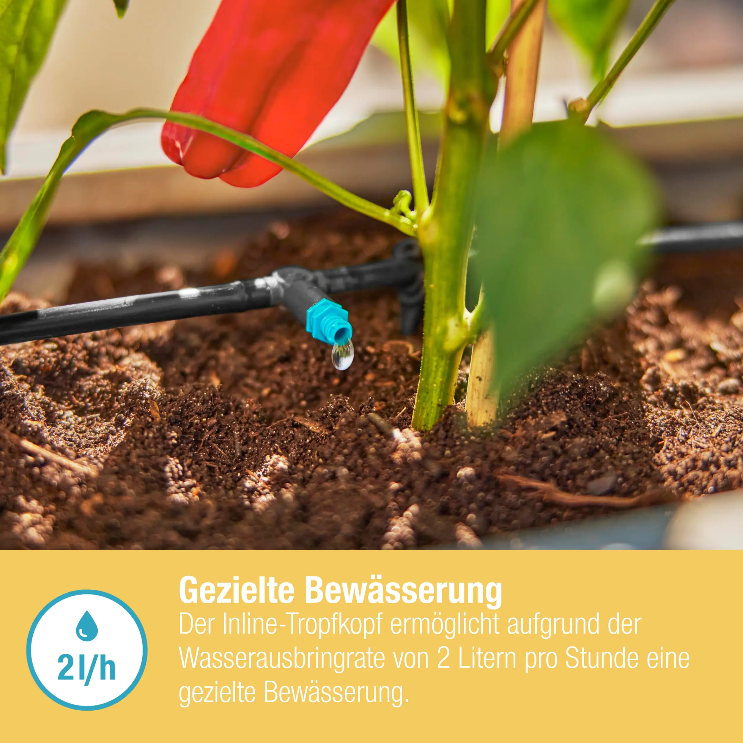 Gardena Reihentropfer, 2 l/h