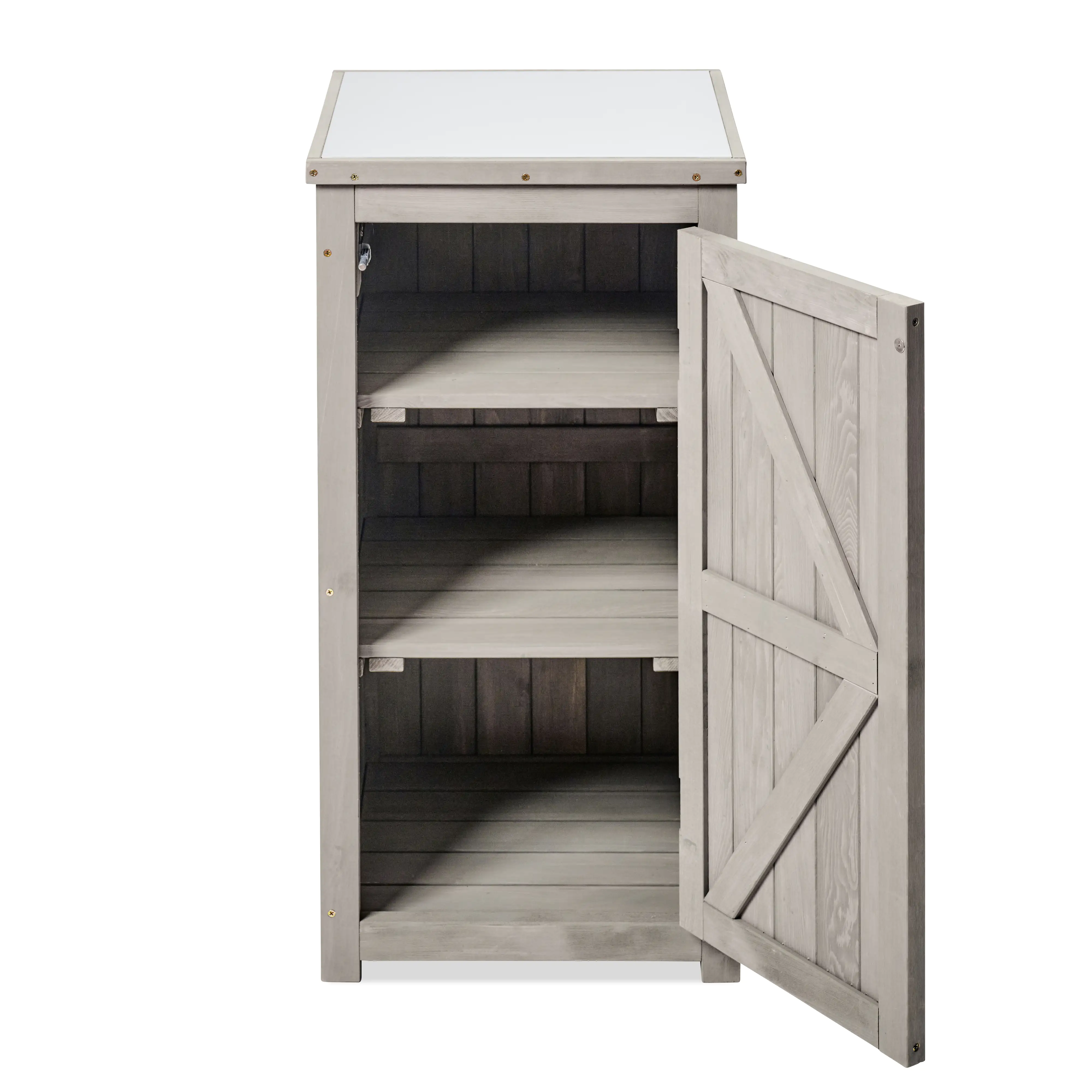 Butenkist Balkonschrank Neele Holz mit Tür 45 x 45 x 85 cm