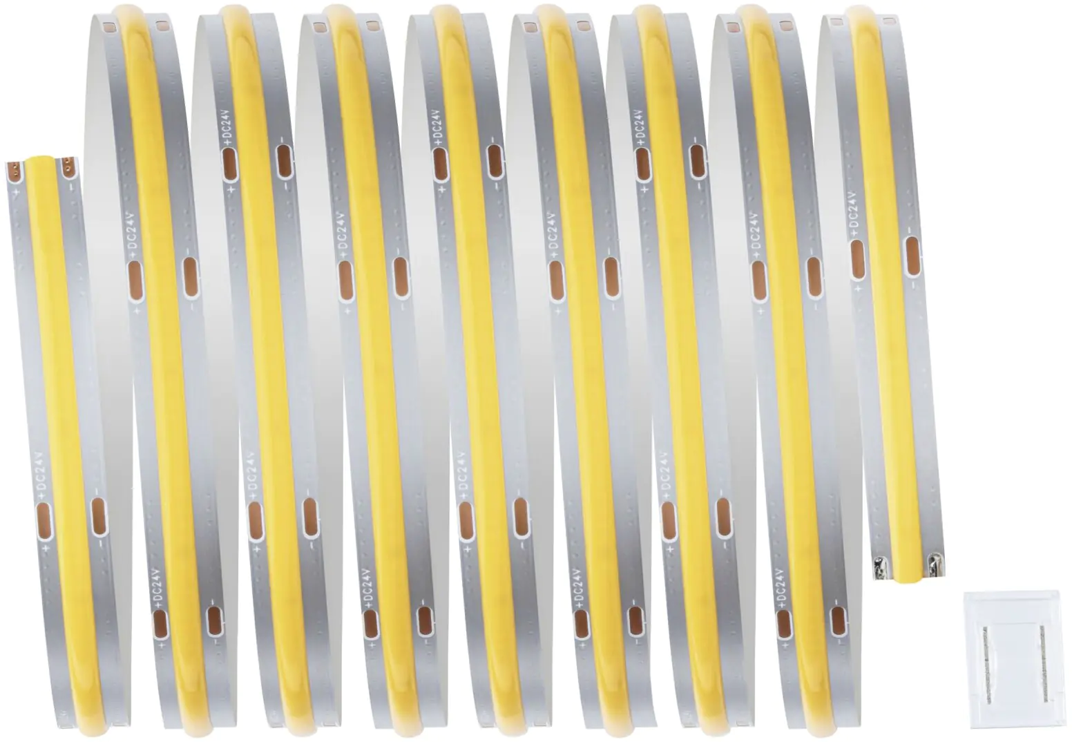 Paulmann MaxLED 500 Stripe 2,5 m warmweiß Full-Line COB silber