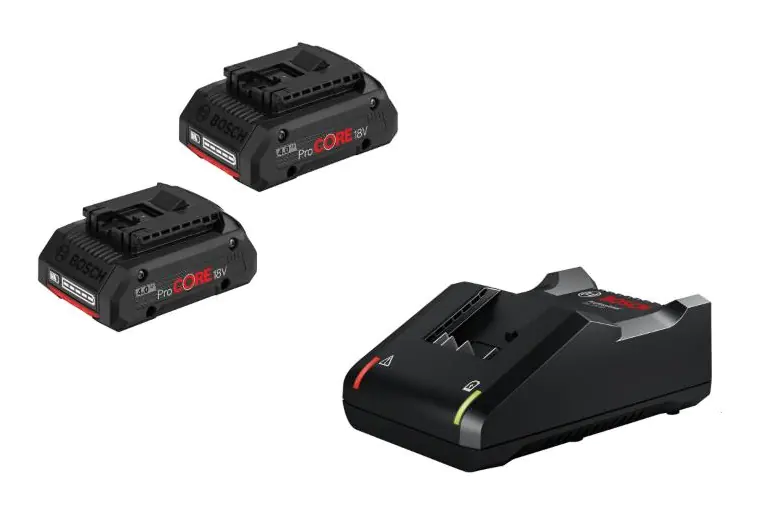 Bosch Professional Akku-Starterset mit 2x ProCore 18 V 4 Ah Akku & Ladegerät GAL