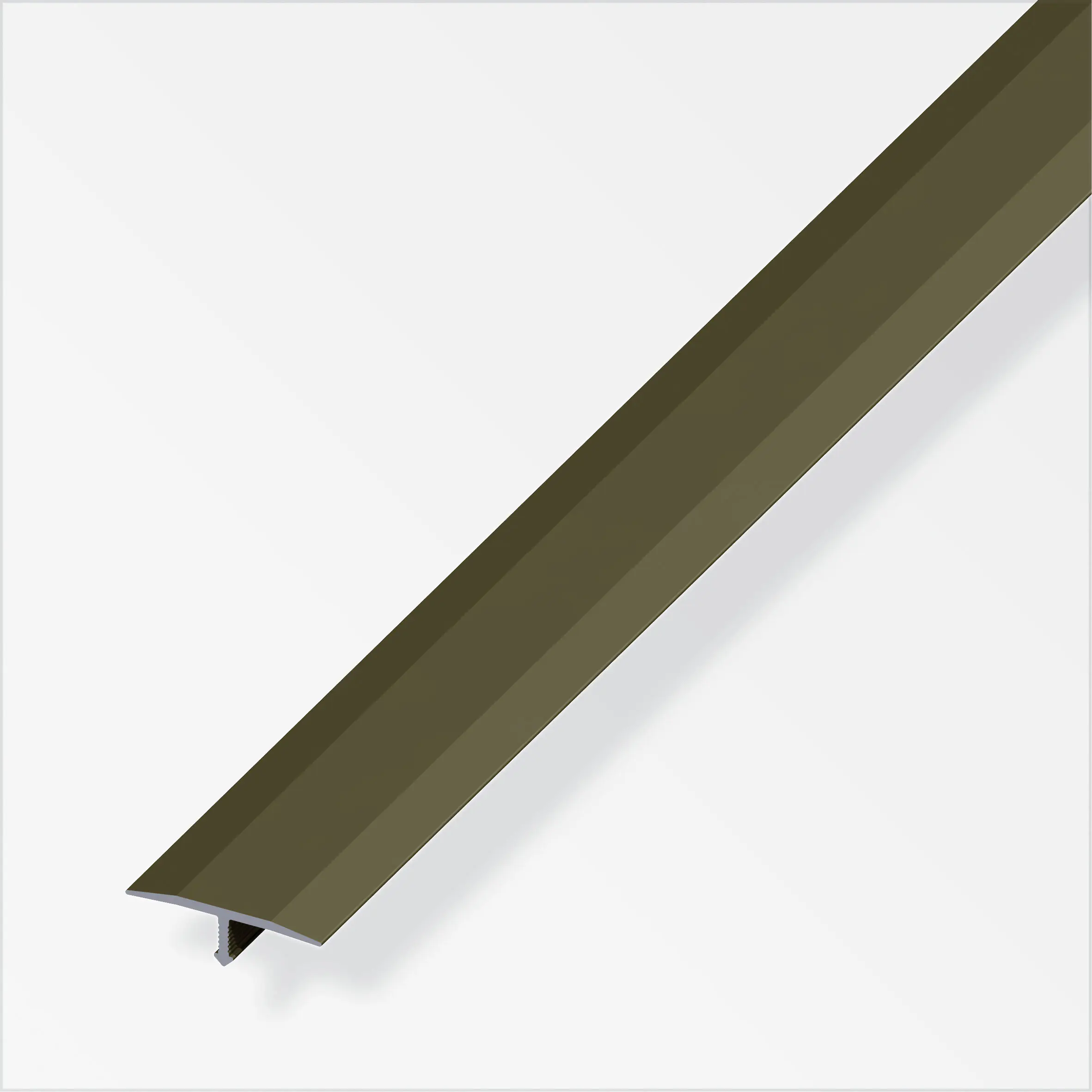 alfer Fugenabdeckprofil 1 m, 6 x 25 mm Aluminium eloxiert bronze