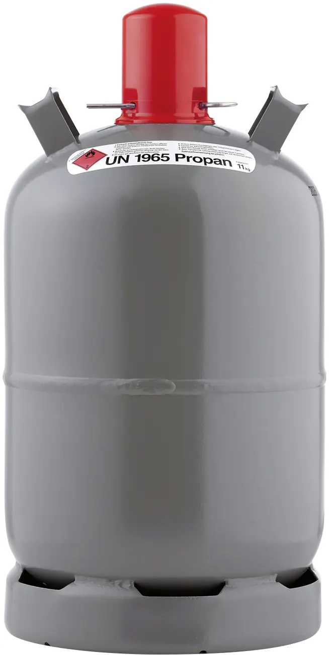 Tyczka Propangas 11 kg grau Eigentumsflasche inkl. Füllung