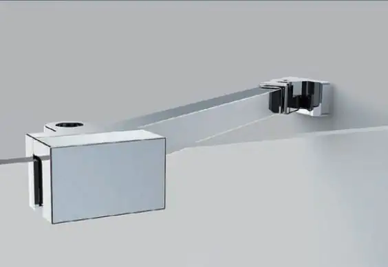 Primaster Dusch-Drehtür mit Fixteil Easy-6 100 cm Klarglas 
