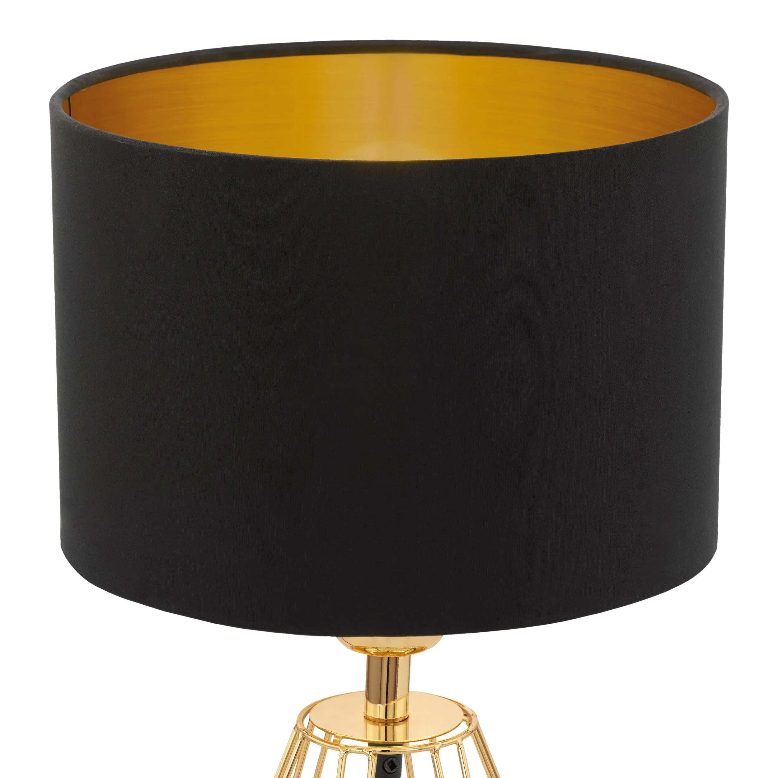 Eglo Tischleuchte Carlton 2 E14 kupfer schwarz