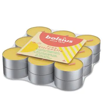Bolsius Teelichte Citronella 18er Pack 