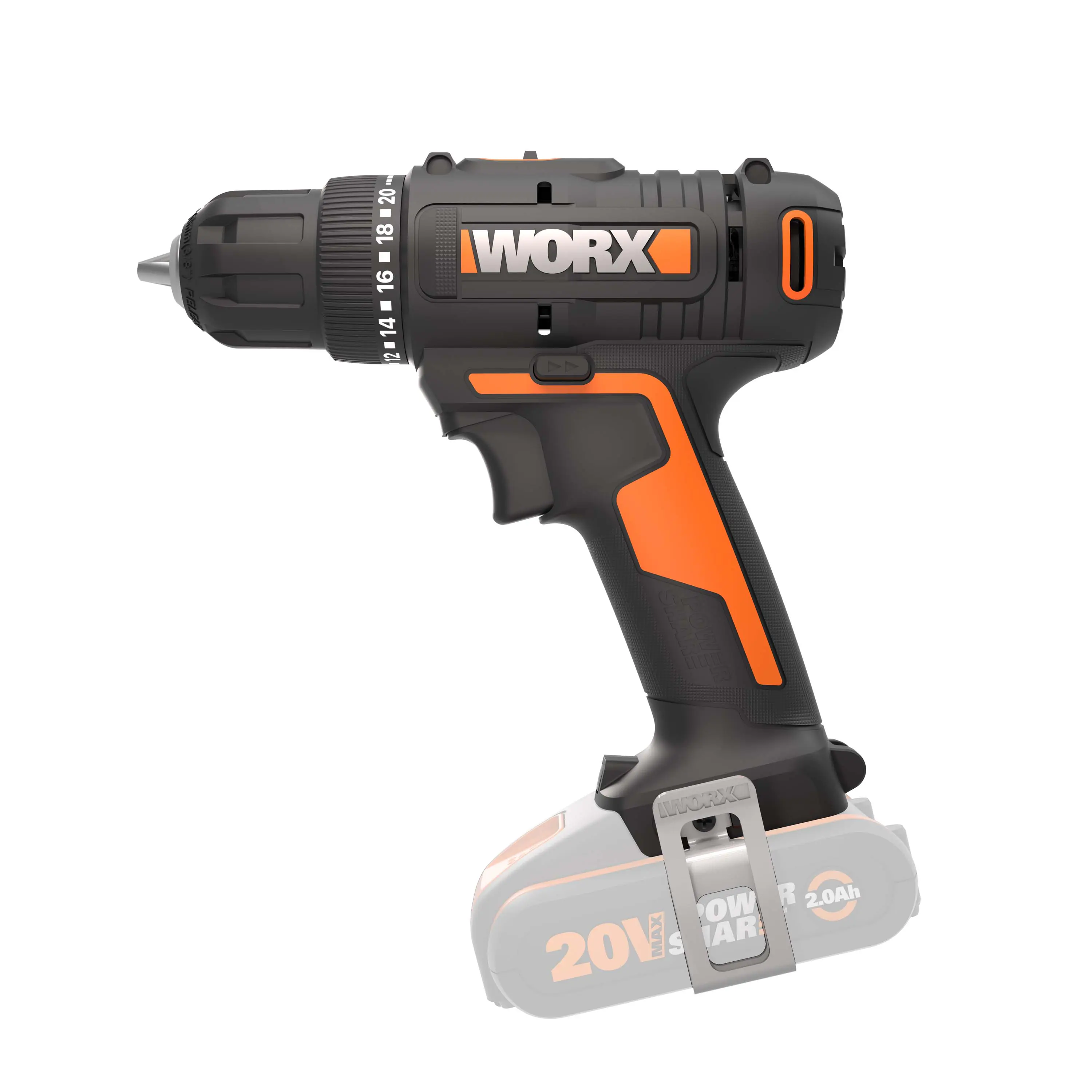 Worx Akku-Bohrschrauber WX100.9 20 V Solo