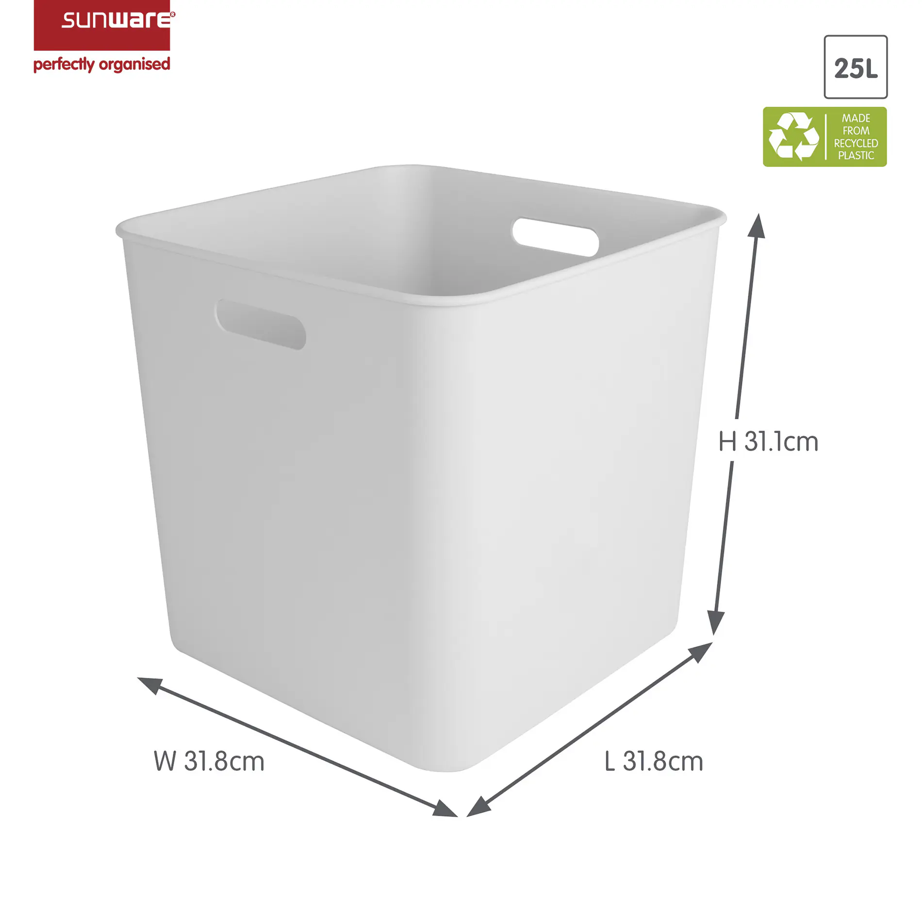 Sunware Sigma home cube box 25L weiß
