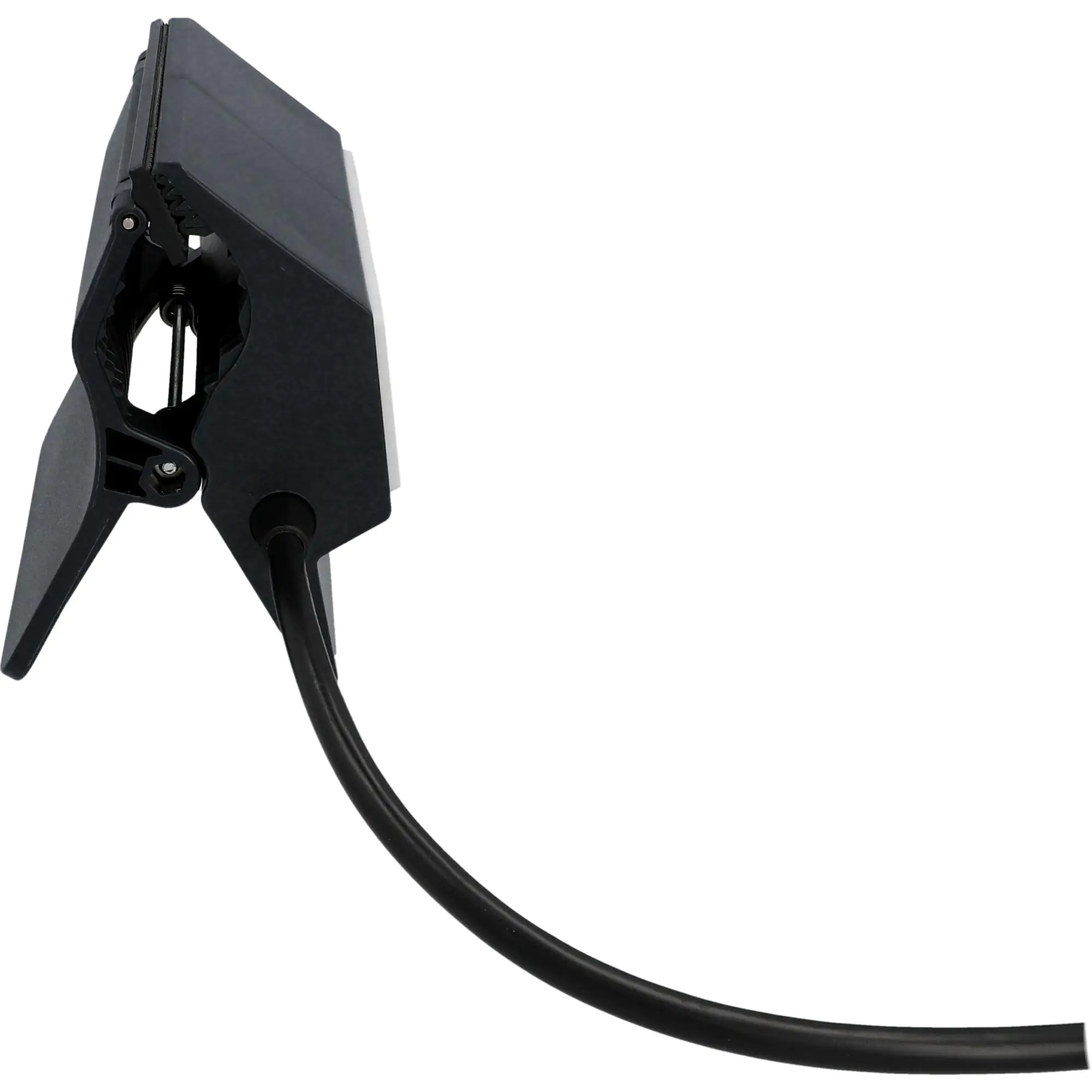 Unitec Steckdosenleiste 3-fach 3m mit Clip Befestigung, weiß grau