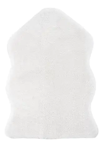Andiamo Kunstfell Lambskin weiß, 55 x 80 cm