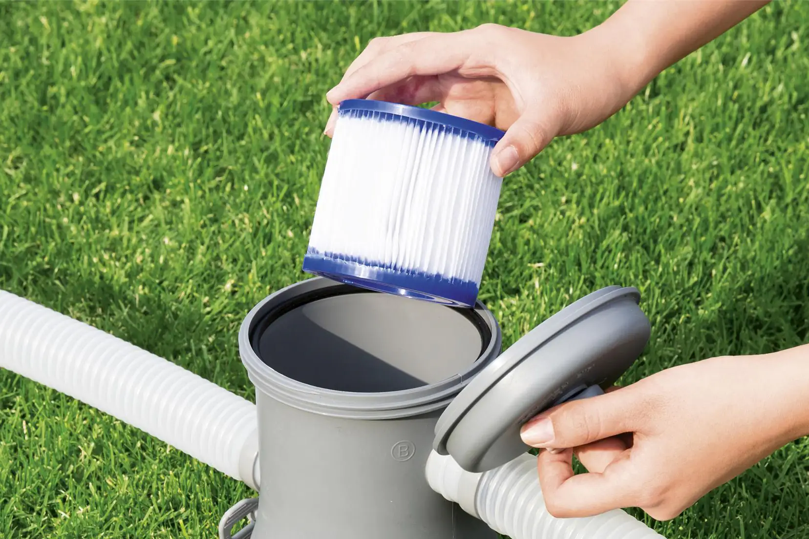 Bestway Flowclear Filterkartuschen Gr.I Doppelpack Maße: 8,0 x 9,0 cm