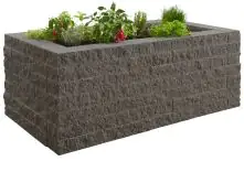 Kann Hochbeet-Set Montania 170 x 90 x 70 cm graphit