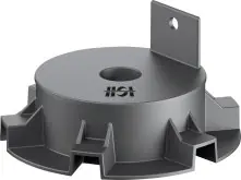 HSI Terra Classic Stelzlager 2,5 - 4 cm verstellbar Kunststoff schwarz 