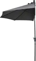 TrendLine Sonnenschirm halbrund anthrazit 260 x 120 cm 
