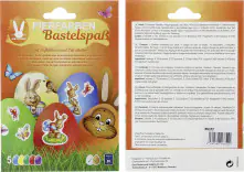 Eierfarben 5 Farben Tabletten mit Aufklebern zum Heißfärben