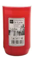Eika Grablicht Nr.3 Kompo rot, Höhe: 9,5 cm, Ø 5,7 cm