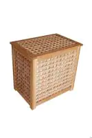 Primaster Wäschesammler natur Buche 55 x 37 x 52 cm