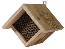 Dobar Bienenhaus Square 19 x 12,5 x 16 cm braun