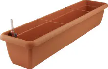 Geli Bewässerungsblumenkasten Aqua Andalucia 100 cm terracotta