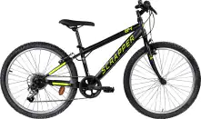 Scrapper Mountainbike XC24 1.9 MTB Hardtail 24 Zoll RH 34cm 6-Gang schwarz gelb