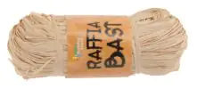 Glorex Raffia-Bast natur, 50 g