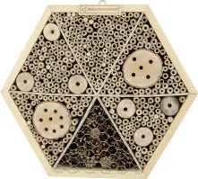 CJ Wildlife Insektenhaus Hexagon natur 33,6 x 33,6 cm