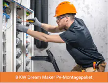 Enteger Photovoltaik-Montagepaket 8 kW