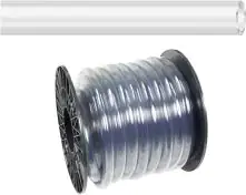 Weich-PVC-Schlauch transparent Ø 32 mm, Wandstärke 4 mm