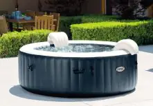 Intex PureSpa Whirlpool Bubble Massage Set 216 x 71 cm, blau
