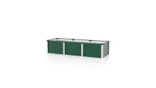 Vitavia Hochbeet Meta In & Out 401S seegras/alu 1,85 x 0,65 x 0,40 m